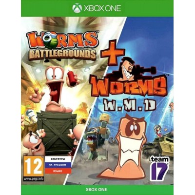 Worms Battlegrounds + Worms WMD [Xbox One, русские субтитры]